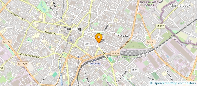 localisation de l'entreprise SCI DES PIATS  TOURCOING