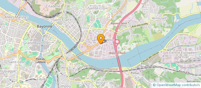 localisation de l'entreprise SCI DES PIBALES à BAYONNE