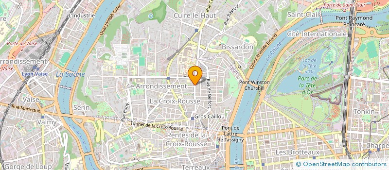 localisation de l'entreprise SCI DES PIC-VERTS  LYON