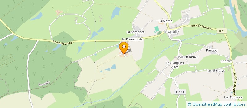 localisation de l'entreprise SCI DES PICARDS  MONTILLY