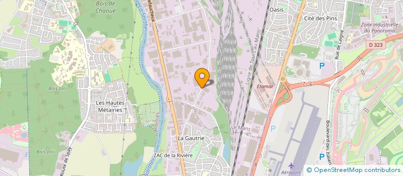 localisation de l'entreprise SCI DES PICOISEAUX  LE MANS