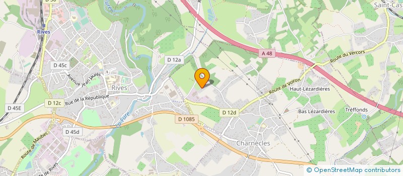 localisation de l'entreprise SCI DES PICOTTES  CHARNECLES