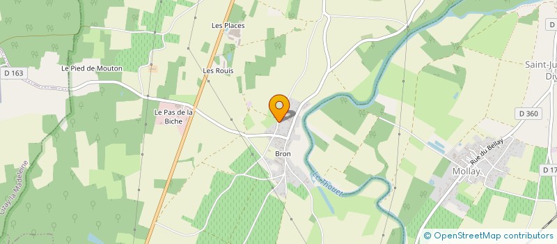 localisation de l'entreprise SCI DES PIECES  LE COUDRAY-MACOUARD