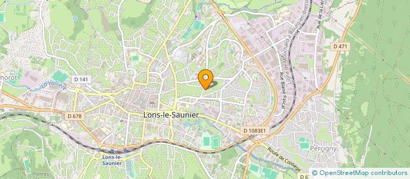localisation de l'entreprise SCI DES PIERRES  LONS-LE-SAUNIER