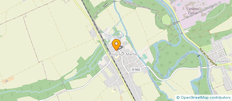 localisation de l'entreprise SCI DES PIERRES BLANCHES  LOISY-SUR-MARNE