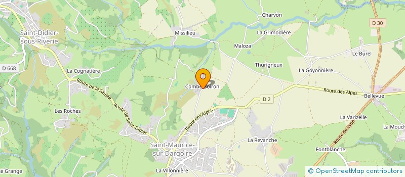 localisation de l'entreprise SCI DES PIERRES BLANCHES  CHABANIERE