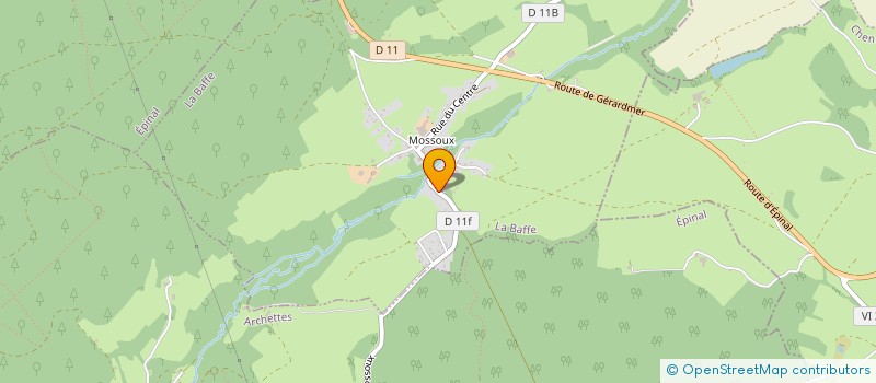 localisation de l'entreprise SCI DES PIERRES DE LAITRE  LA BAFFE