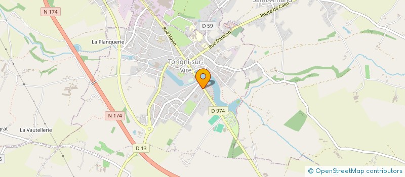 localisation de l'entreprise SCI DES PIERRES DE LUNE  TORIGNY-LES-VILLES