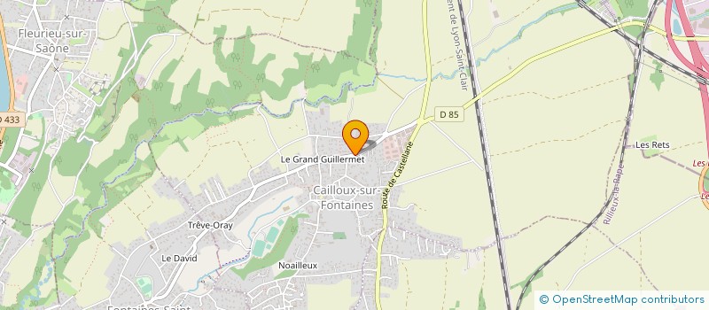 localisation de l'entreprise SCI DES PIERRES DOREES  CAILLOUX-SUR-FONTAINES