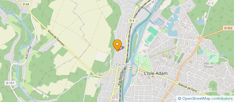 localisation de l'entreprise SCI DES PIERRES ET DES ARDOISES  PARMAIN