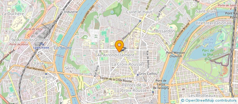 localisation de l'entreprise SCI DES PIERRES PLANTEES  LYON