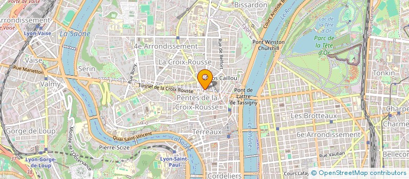 localisation de l'entreprise SCI DES PIERRES PLANTEES à LYON