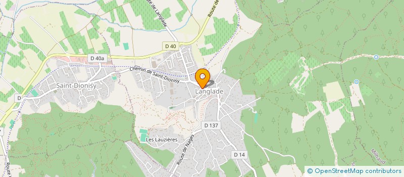 localisation de l'entreprise SCI DES PINEDES  LANGLADE