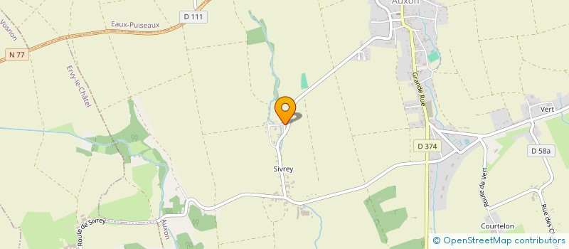 localisation de l'entreprise SCI DES PINELLES à AUXON