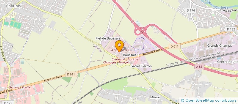 localisation de l'entreprise SCI DES PINGOUINS  LA CRECHE