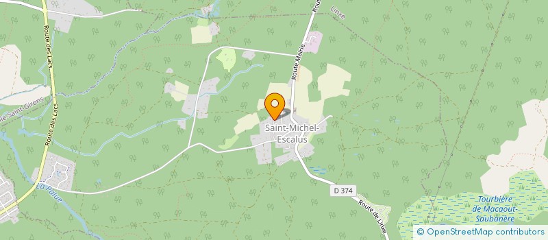 localisation de l'entreprise SCI DES PINS  SAINT-MICHEL-ESCALUS