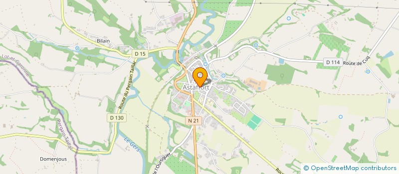 localisation de l'entreprise SCI DES PINS  ASTAFFORT