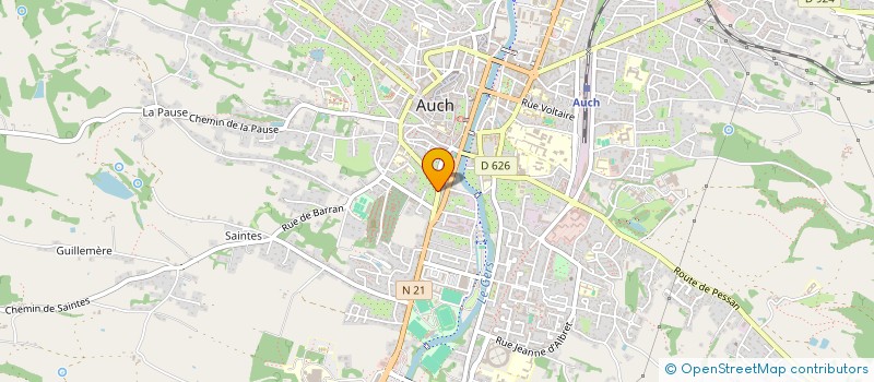 localisation de l'entreprise SCI DES PINS à AUCH