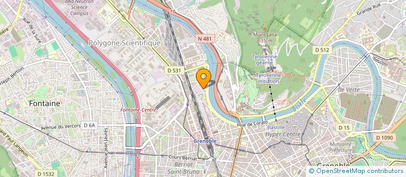 localisation de l'entreprise SCI DES PINS à GRENOBLE