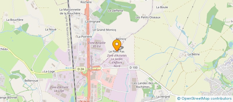 localisation de l'entreprise SCI DES PINS  BELLEVIGNY