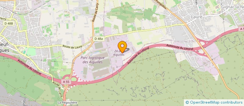 localisation de l'entreprise SCI DES PINS à GIGNAC-LA-NERTHE