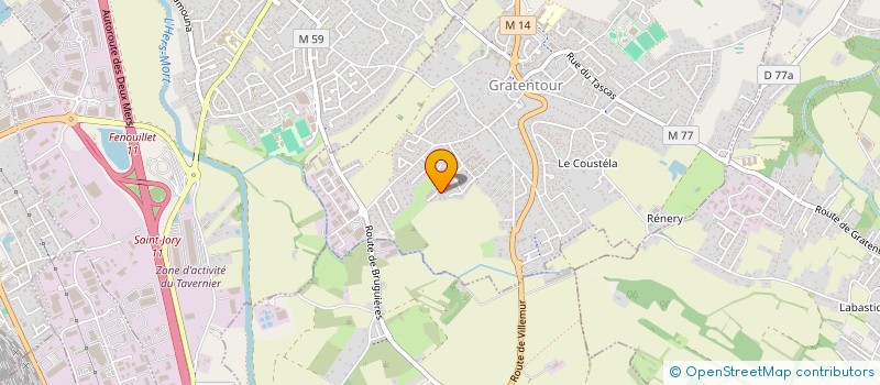 localisation de l'entreprise SCI DES PINS  GRATENTOUR