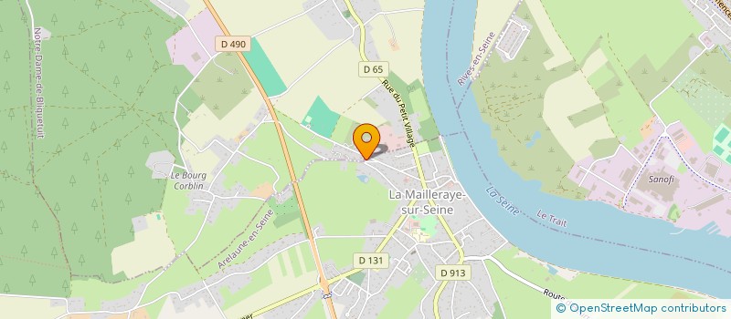 localisation de l'entreprise SCI DES PINS  NOTRE-DAME-DE-BLIQUETUIT