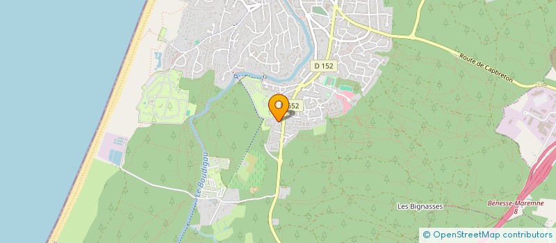 localisation de l'entreprise SCI DES PINS à CAPBRETON