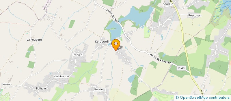 localisation de l'entreprise SCI DES PINS  GUERANDE