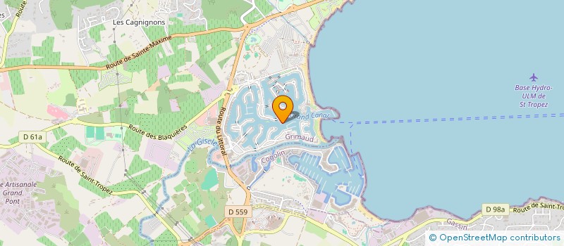 localisation de l'entreprise SCI DES PINS à GRIMAUD