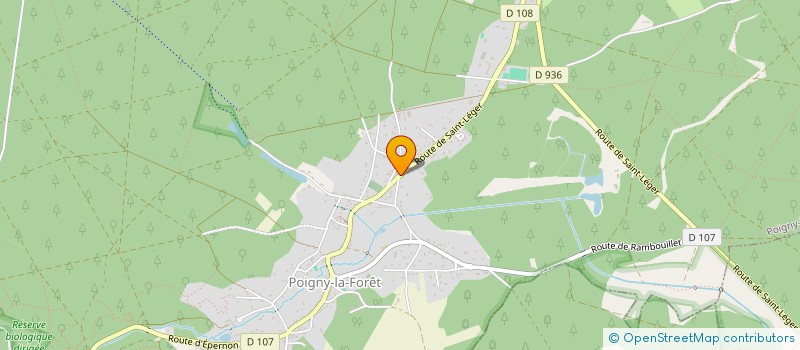 localisation de l'entreprise SCI DES PINS DE L ETANG  POIGNY-LA-FORET