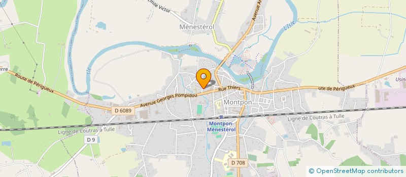 localisation de l'entreprise SCI DES PINS FRANCS  MONTPON-MENESTEROL