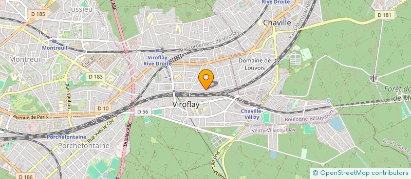 localisation de l'entreprise SCI DES PINS PARASOLS  VIROFLAY