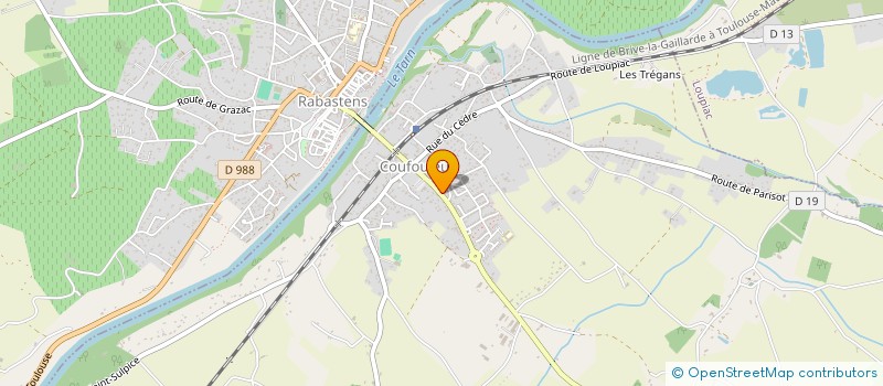 localisation de l'entreprise SCI DES PINSONS  COUFOULEUX