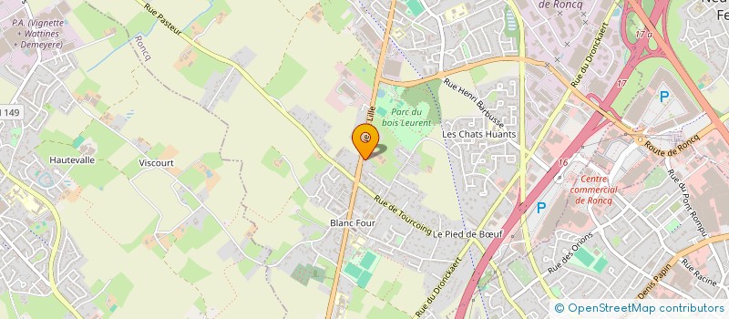 localisation de l'entreprise SCI DES PINSONS à RONCQ