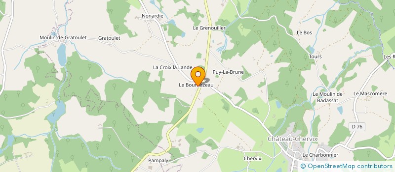 localisation de l'entreprise SCI DES PIRATES à CHATEAU-CHERVIX