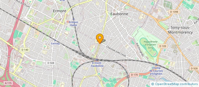 localisation de l'entreprise SCI DES PIRETINS à EAUBONNE