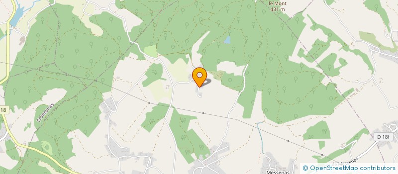 localisation de l'entreprise SCI DES PISCINIERS  SAINT-MARCEL-BEL-ACCUEIL