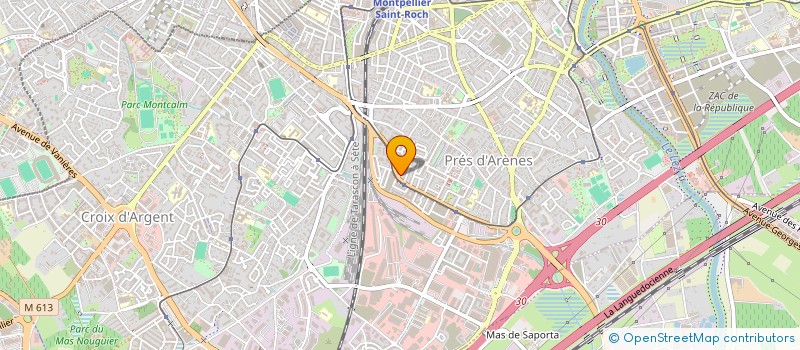 localisation de l'entreprise SCI DES PIVOINES  MONTPELLIER