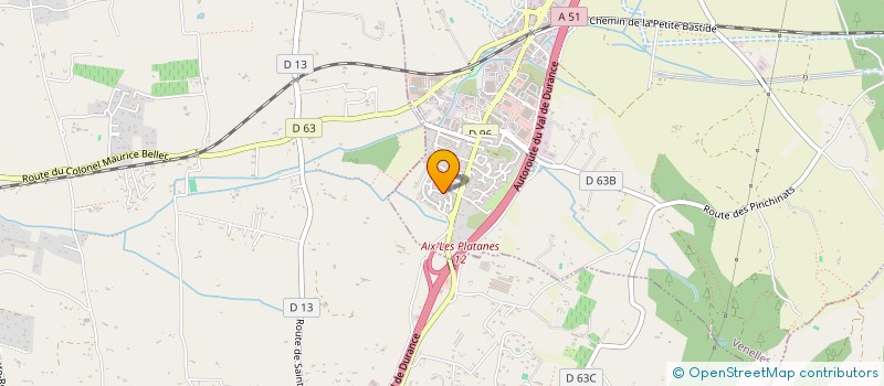 localisation de l'entreprise SCI DES PIVOINES  VENELLES