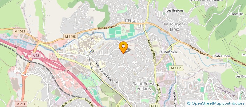 localisation de l'entreprise SCI DES PLAINES  SAINT-PRIEST-EN-JAREZ