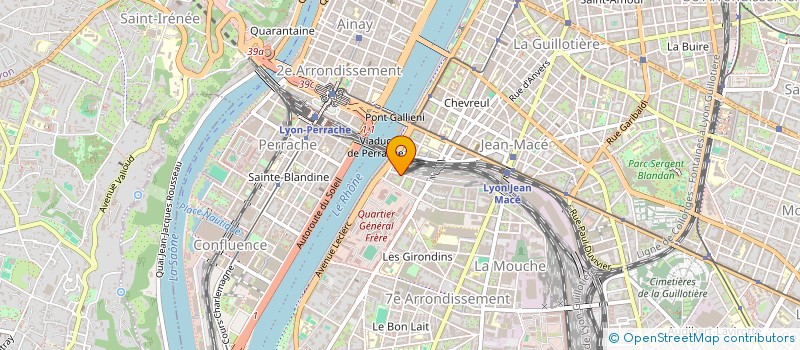 localisation de l'entreprise SCI DES PLANCHES  LYON