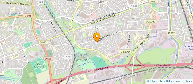 localisation de l'entreprise SCI DES PLANETES à DUNKERQUE