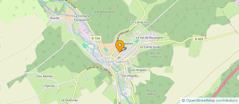 localisation de l'entreprise SCI DES PLANS GARDS  SAINT-SAENS