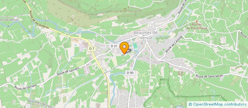 localisation de l'entreprise SCI DES PLANTADES  BEAUMES-DE-VENISE