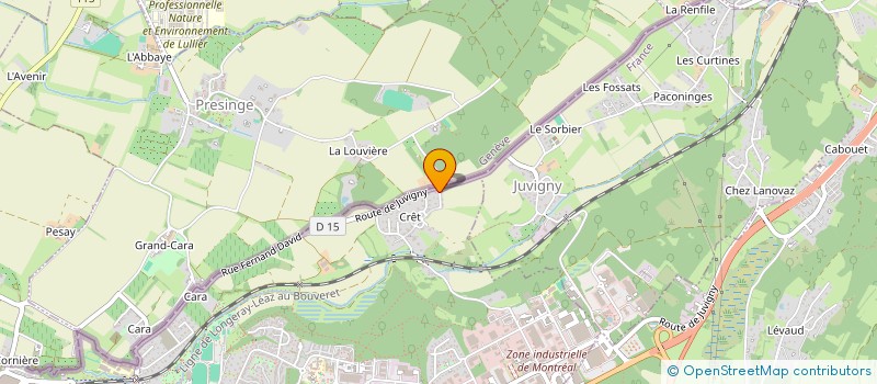 localisation de l'entreprise SCI DES PLANTEES  VILLE-LA-GRAND