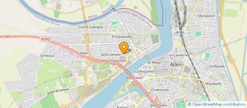 localisation de l'entreprise SCI DES PLANTES à ARLES