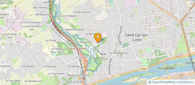 localisation de l'entreprise SCI DES PLANTES à SAINT-CYR-SUR-LOIRE