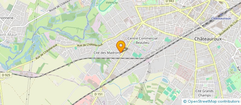 localisation de l'entreprise SCI DES PLANTES à CHATEAUROUX