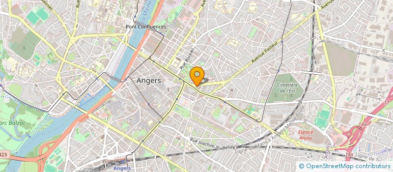 localisation de l'entreprise SCI DES PLANTES à ANGERS